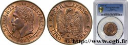 Cinq centimes Napoléon III, tête laurée 1864 Bordeaux F.117/15