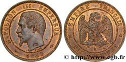 Dix centimes Napoléon III, tête nue 1852 Paris F.133/1