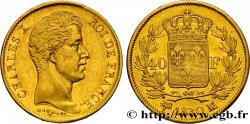 40 francs or Charles X, 2e type 1830 Marseille F.544/6 TTB45