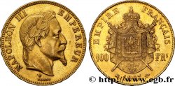 100 francs or Napoléon III, tête laurée 1867 Strasbourg F.551/9