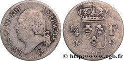 1/4 franc Louis XVIII 1817 Lyon F.163/4