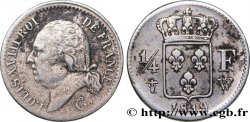 1/4 franc Louis XVIII 1819 Lille F.163/17