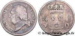 1/4 franc Louis XVIII 1823 Perpignan F.163/29