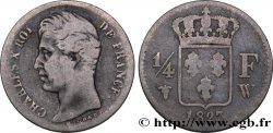 1/4 franc Charles X 1827 Lille F.164/17