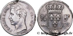 1/4 franc Charles X 1829 Strasbourg F.164/31