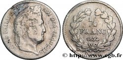 1/4 franc Louis-Philippe 1832 Lille F.166/29