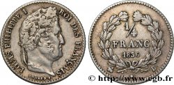 1/4 franc Louis-Philippe 1836 Rouen F.166/60 XF45