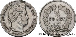 1/4 franc Louis-Philippe 1838 Bordeaux F.166/72 TB
