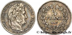 1/4 franc Louis-Philippe 1843 Bordeaux F.166/95 AU50