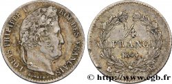 1/4 franc Louis-Philippe 1844 Bordeaux F.166/100