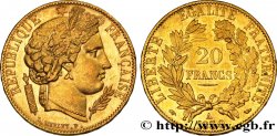 20 francs or Cérès 1850 Paris F.529/2