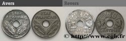 Lot de deux pièces de VINGT centimes État français 1941  F.152/-