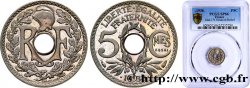 Essai de 5 centimes Lindauer maillechort, ESSAI en relief 1938 Paris F.123A/1