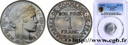 Essai de 1 franc hybride Morlon / Chambres de commerce en bronze-aluminium plaqué nickel n.d.  GEM.96 1