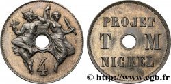 Essai de 4 centimes Michelin en nickel 1889 GEM.259 3