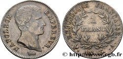 1 franc Napoléon Empereur, Calendrier révolutionnaire 1805 Paris F.201/14