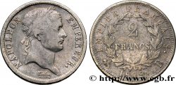 2 francs Napoléon Ier tête laurée, Empire français 1809 Rouen F.255/2
