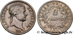 2 francs Napoléon Ier tête laurée, Empire français 1811 Paris F.255/24