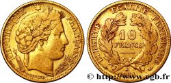 10 francs or Cérès, IIe République 1851 Paris F.504/3