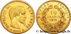10 francs or Napoléon III, tête nue 1855 Paris F.506/1
