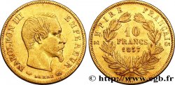 10 francs or Napoléon III, tête nue 1857 Paris F.506/4