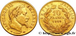 10 francs or Napoléon III, tête laurée, type définitif à grand 10 1868 Paris F.507A/17