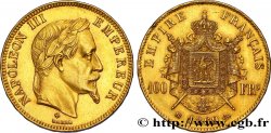 100 francs or Napoléon III, tête laurée 1869 Strasbourg F.551/13