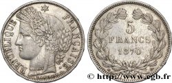 5 francs Cérès, sans légende 1870 Paris F.332/1