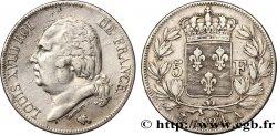 5 francs Louis XVIII, tête nue 1824 Paris F.309/88