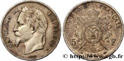5 francs Napoléon III, tête laurée 1867 Paris F.331/10