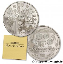 Belle Epreuve 6,55957 francs - La parité 2000 Paris F.1250 3