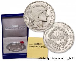 Belle Épreuve 10 Francs - Marianne de la IIIe République 2000 Paris F.1334 1