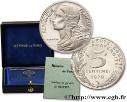Piéfort argent de 5 centimes Marianne 1979 Pessac F.125/15P
