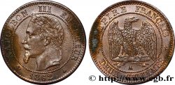 Deux centimes Napoléon III, tête laurée 1862 Paris F.108A/4