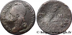 5 centimes Dupré, petit module 1796 Limoges F.113/2
