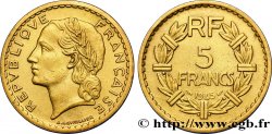5 francs Lavrillier, bronze-aluminium 1945 F.337/5