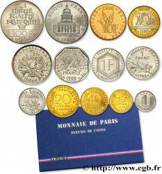 Boîte Fleur de Coins 1988 Paris F.5000 45