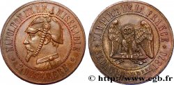 Monnaie satirique Br 32, module de 10 centimes 1870 Coll.35