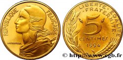 5 centimes Marianne, BE (Belle Épreuve), 4 plis 1994 Pessac F.125 35 var.