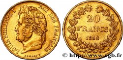 20 francs or Louis-Philippe, Domard 1836 Lille F.527/15 XF45