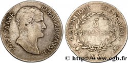 5 francs Bonaparte Premier Consul 1803 Marseille F.301/6 VF30