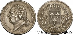 5 francs Louis XVIII, tête nue 1821 Rouen F.309/61 XF48
