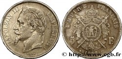 5 francs Napoléon III, tête laurée 1862 Paris F.331/3