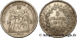 5 francs Hercule, dite “Camélinat” 1871 Paris F.334/4 VF30