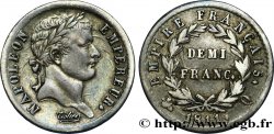 Demi-franc Napoléon Ier tête laurée, Empire français 1811 Perpignan F.178/31 TTB42