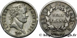 Demi-franc Napoléon Ier tête laurée, Empire français 1811 Bayonne F.178/28 XF40