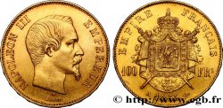100 francs or Napoléon III, tête nue 1855 Paris F.550/1