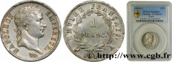 1 franc Napoléon Ier tête laurée, Empire français 1814 Paris F.205/74