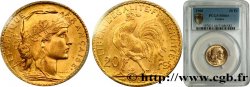 20 francs or Coq, Dieu protège la France 1906 Paris F.534/11