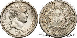 Demi-franc Napoléon Ier tête laurée, République française, buste fin 1808 Bordeaux F.177/9